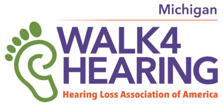 HLAA Walk4Hearing Michigan logo
