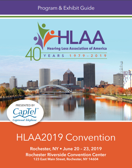 HLAA2019 Convention Program & Exhibit Guide Cover