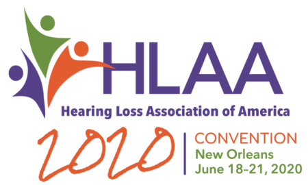 HLAA2020 Convention Logo in Vertical layout and clear background