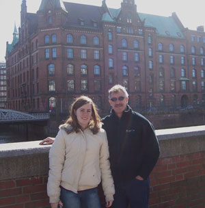 Mark And Lindsay Traveling In Hamburg, Germany