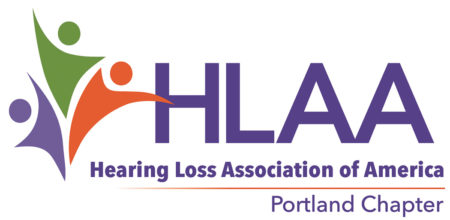 HLAA Oregon Portland chapter purple logo in JPG format