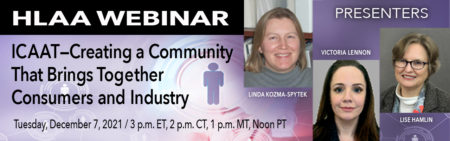 HLAA Webinar: ICAAT - Creating a community that brings together consumers and industry @ Join by computer or mobile device.