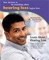 Hearing Loss Videos DVD cover of man looking back and smiling
