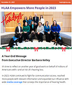 December 21 HLAA e-News