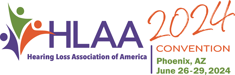 HLAA 2024 convention logo