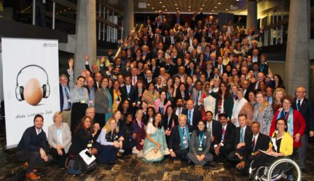 Group photo of World Hearing Forum attendees