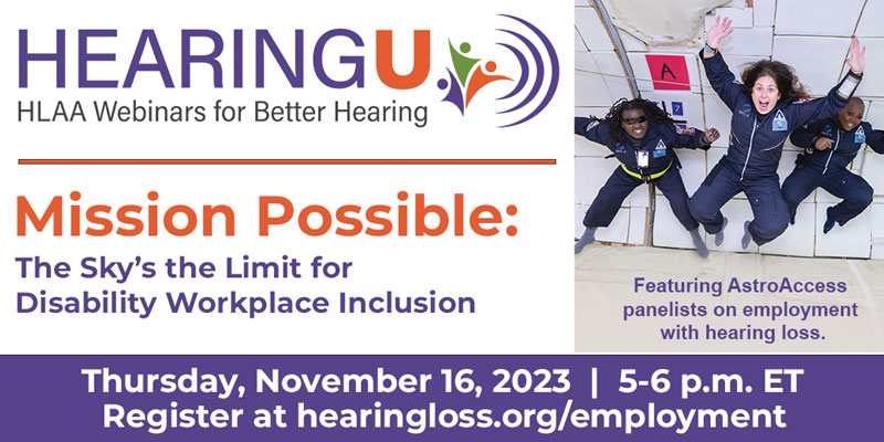 WEBINAR—Mission Possible: The Sky’s the Limit for Disability Workplace Inclusion @ Join by computer or mobile device.